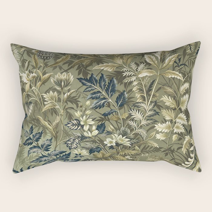 Botanical Tropics of Eden Rectangular Pillow Gallery Image 2