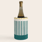 Teal Mustard MCM Bold Abstract Wine Chiller Gallery Image 1