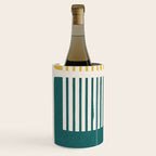 Teal Mustard MCM Bold Abstract Wine Chiller Gallery Image 2