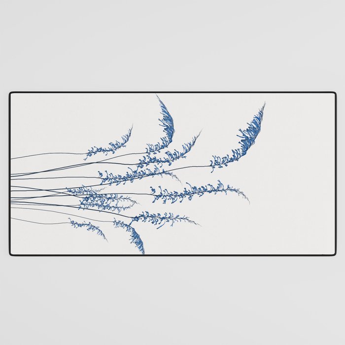 Blue flowers 2 Desk Mat Gallery Image 3