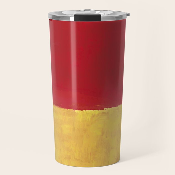 Rothko Red Yellow Untitled Travel Mug Gallery Image 1