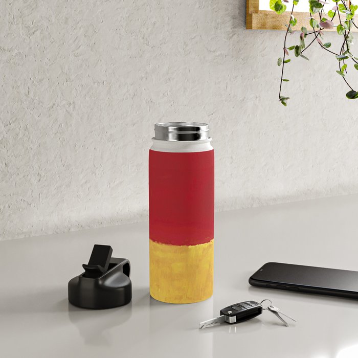 Rothko Red Yellow Untitled Water Bottle Gallery Image 4
