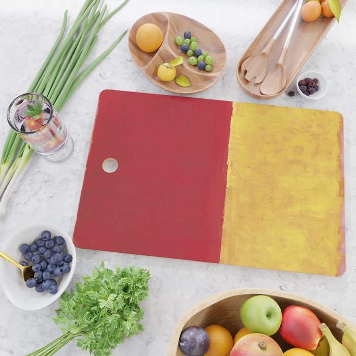 Rothko Red Yellow Untitled Cutting Board Gallery Image 2