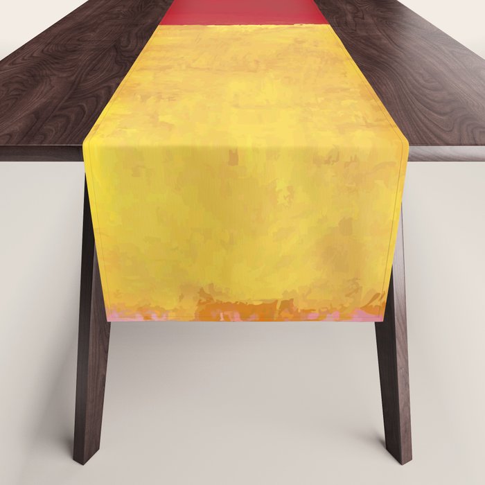 Rothko Red Yellow Untitled Table Runner Gallery Image 1