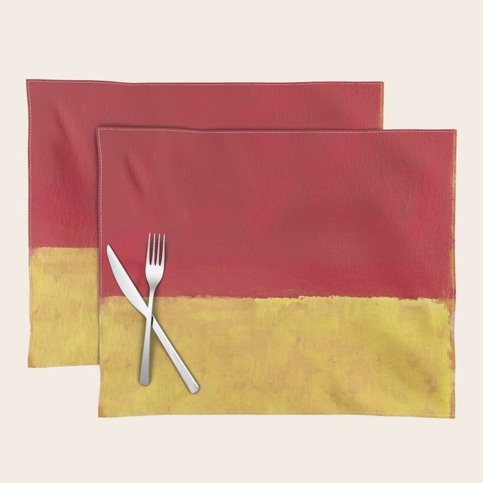Rothko Red Yellow Untitled Placemat Gallery Image 1