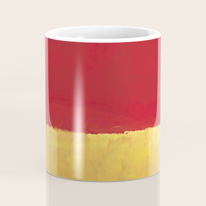 Rothko Red Yellow Untitled Coffee Mug Gallery Image 4