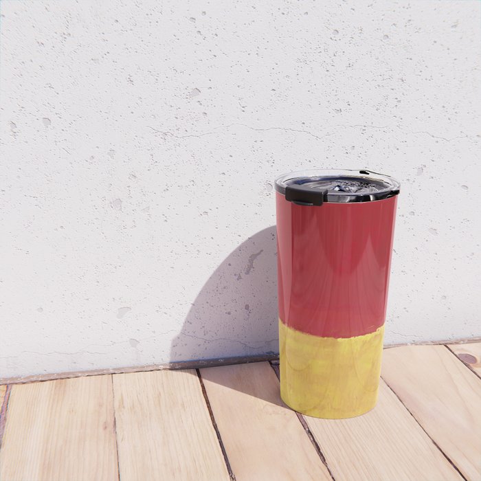 Rothko Red Yellow Untitled Travel Mug Gallery Image 4