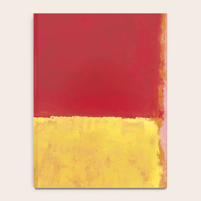 Rothko Red Yellow Untitled Notebook Gallery Image 4