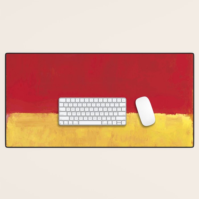 Rothko Red Yellow Untitled Desk Mat Gallery Image 1