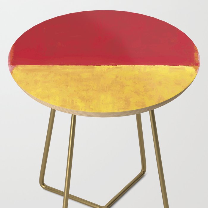 Rothko Red Yellow Untitled Side Table Gallery Image 2