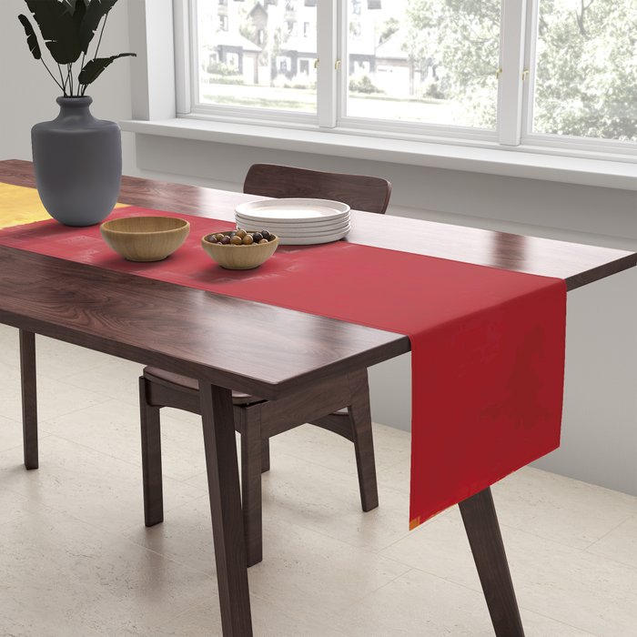 Rothko Red Yellow Untitled Table Runner Gallery Image 2