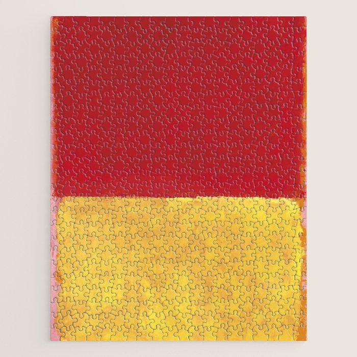 Rothko Red Yellow Untitled Jigsaw Puzzle Gallery Image 1