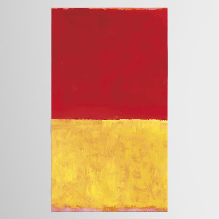 Rothko Red Yellow Untitled Tablecloth Gallery Image 2