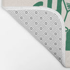 Cheers. Cocktails and Drinks in Green And Linen White Bath Mat Gallery Image 2