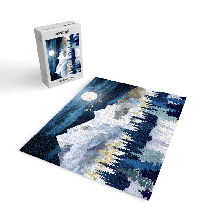 Moonlit Snow Jigsaw Puzzle Gallery Image 2