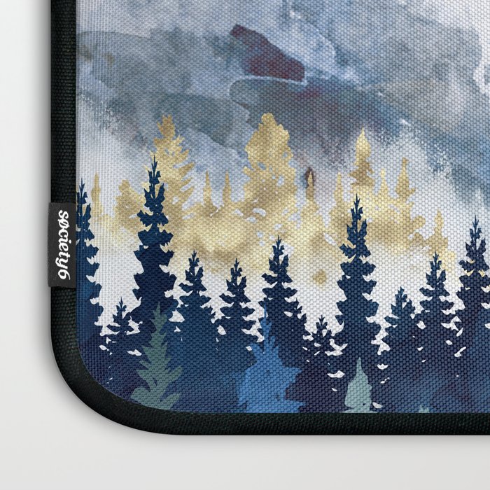 Moonlit Snow Laptop Sleeve Gallery Image 3