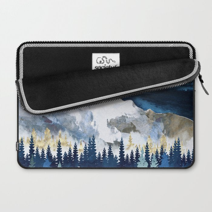 Moonlit Snow Laptop Sleeve Gallery Image 2