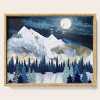 Moonlit Snow Serving Tray Gallery Image 1