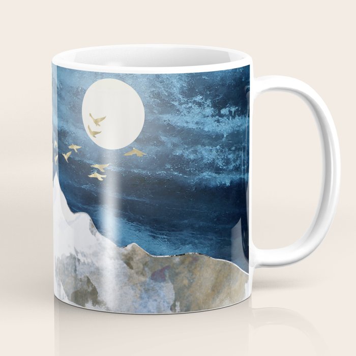 Moonlit Snow Coffee Mug Gallery Image 1
