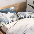 Moonlit Snow Pillow Sham Gallery Image 2