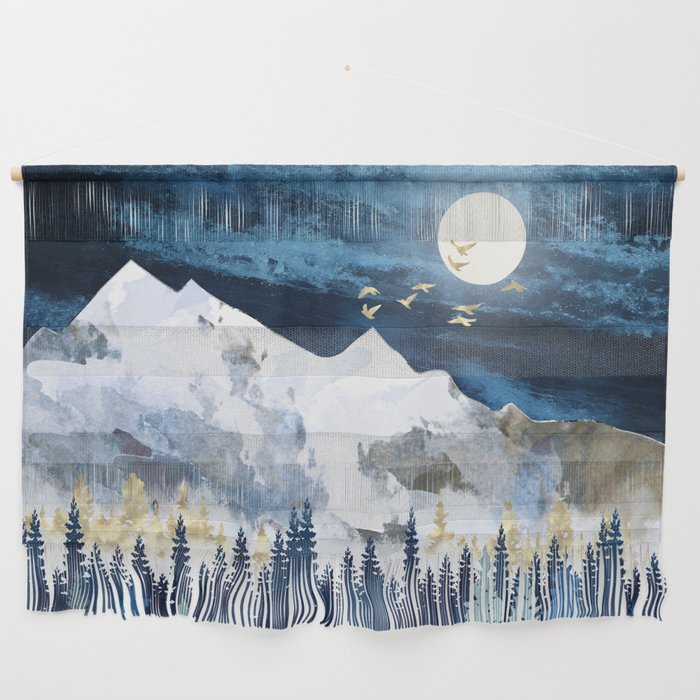 Moonlit Snow Wall Hanging Gallery Image 1