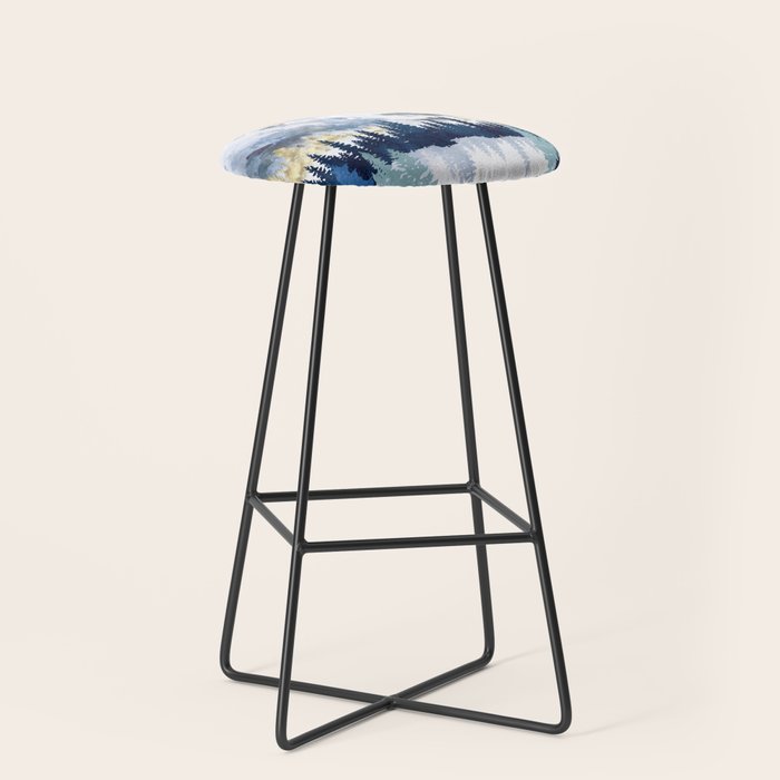 Moonlit Snow Stool Gallery Image 1