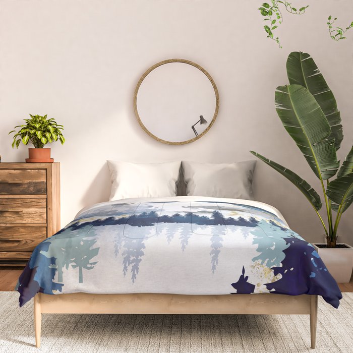 Moonlit Snow Comforter Gallery Image 3