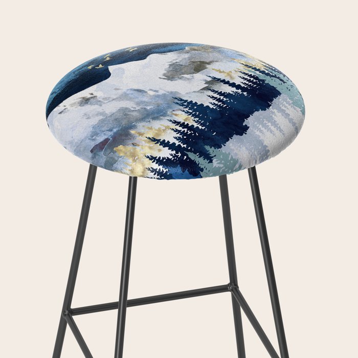 Moonlit Snow Stool Gallery Image 2