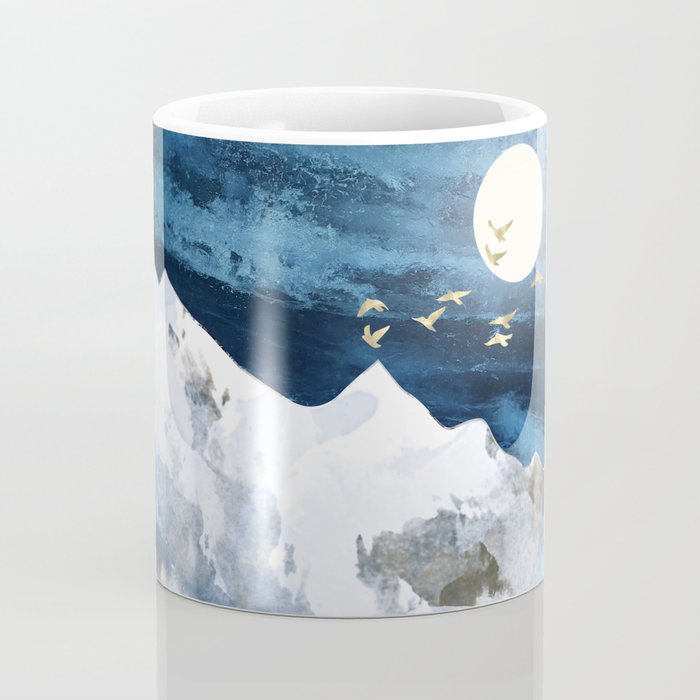 Moonlit Snow Coffee Mug Gallery Image 4