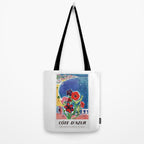 1947 FRANCE Cote d'Azur Travel Poster Tote Bag Gallery Image 2