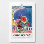 1947 FRANCE Cote d'Azur Travel Poster Cutting Board Gallery Image 1