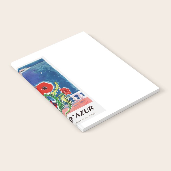 1947 FRANCE Cote d'Azur Travel Poster Notebook Gallery Image 2