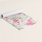 Vintage & Shabby Chic - Pastel Spring Flower Medow Yoga Mat Gallery Image 2