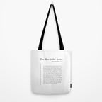 The Man in the Arena by Theodore Roosevelt Tote Bag Gallery Image 2