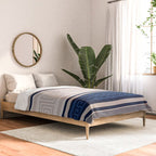 Greek Key - Meander - Blue and Beige Comforter Gallery Image 2