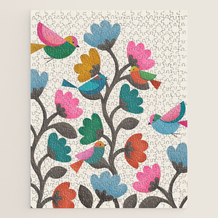 Birds & Blossoms Jigsaw Puzzle Gallery Image 1