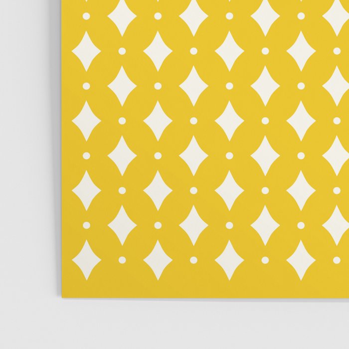 Vintage Stars XVII Bright Yellow Poster Gallery Image 3