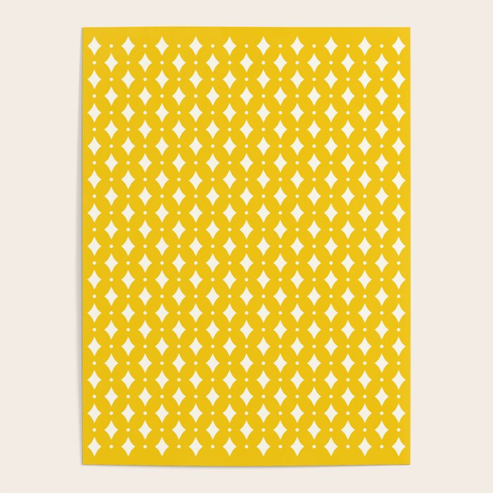 Vintage Stars XVII Bright Yellow Poster Gallery Image 4
