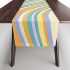 Wavy Stripes XXIV - 90s Summer Table Runner Gallery Image 1