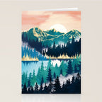 Lake Mist Stationery Card Gallery Image 2