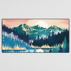 Lake Mist Desk Mat Gallery Image 3