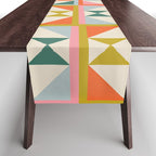 Playful patchwork pattern Table Runner Gallery Image 1