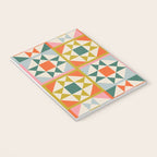 Playful patchwork pattern Notebook Gallery Image 3
