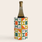 Playful patchwork pattern Wine Chiller Gallery Image 2