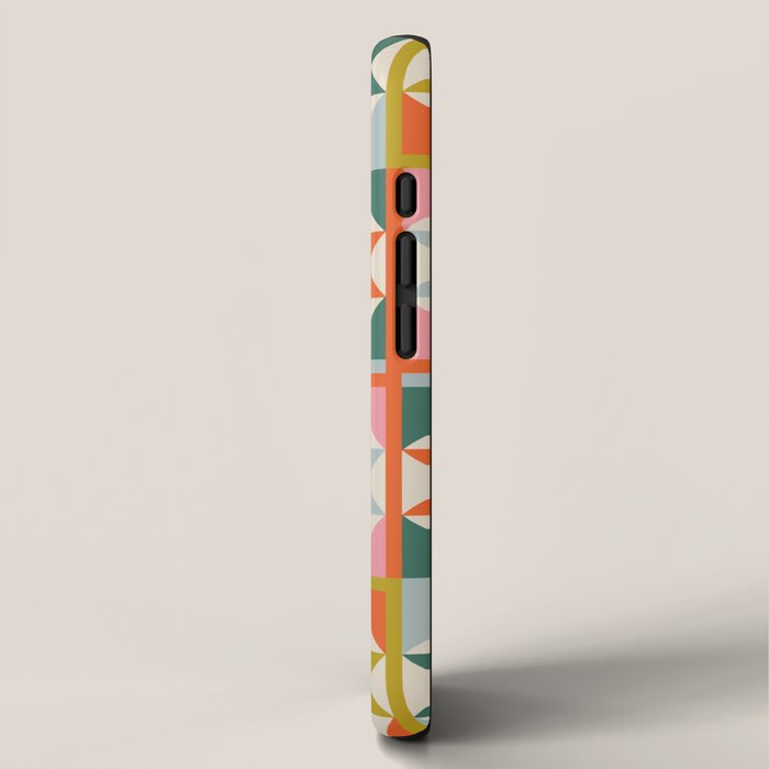 Playful patchwork pattern iPhone Case Gallery Image 2
