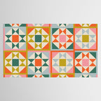 Playful patchwork pattern Tablecloth Gallery Image 2