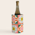 Playful patchwork pattern Wine Chiller Gallery Image 3