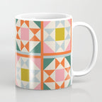 Playful patchwork pattern Coffee Mug Gallery Image 1