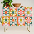 Playful patchwork pattern Credenza Gallery Image 1
