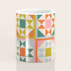 Playful patchwork pattern Coffee Mug Gallery Image 4